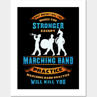 Funny Marching band shirts Posters and Art